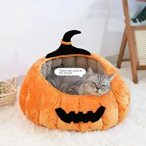 Cats Pet Products Warm Accessory Winter Bed Christmas Houses Halloween Puppy Habitats All Supplies Basket Cushions Kitten Beds