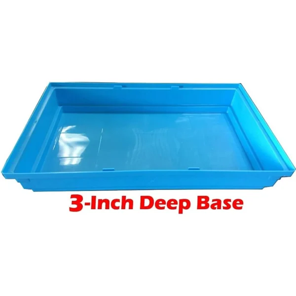 Large 5-Floors Blue Hamster Mansion Habitat Cage Paw Safe Solid Platform with Hide House Running Excerise Wheel Food Bowl - Image 6
