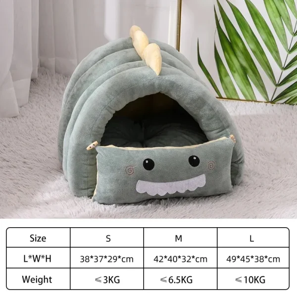 Kitten Bed for Cats Accessories Puppy Goods Houses and Habitats Dog Mat Pet Supplies Things Accessory Cushions All House Basket - Image 6