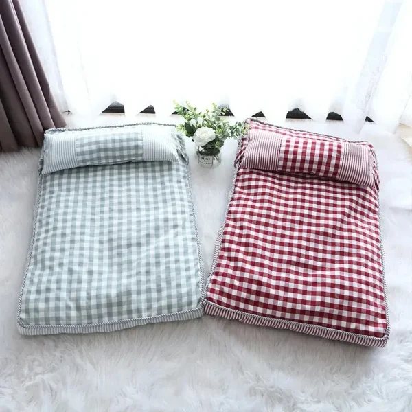 Cat Mat Winter Warm Beds Cats Cushions Kitten Bed Houses and Habitats Basket House Things Puppy Accessories All Pet Products - Image 4