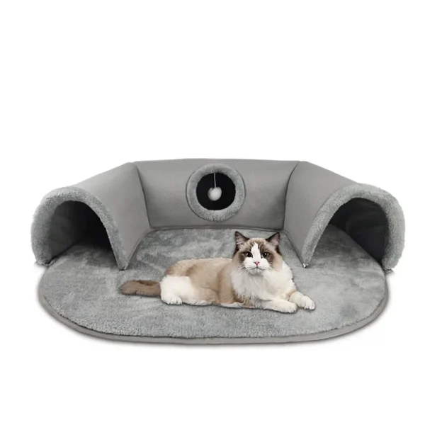 Cats Pet Products Beds Houses Cushions Supplies Accessories Bed Dog Mat Goods Puppy Things Accessory Kitten House Habitats - Image 2