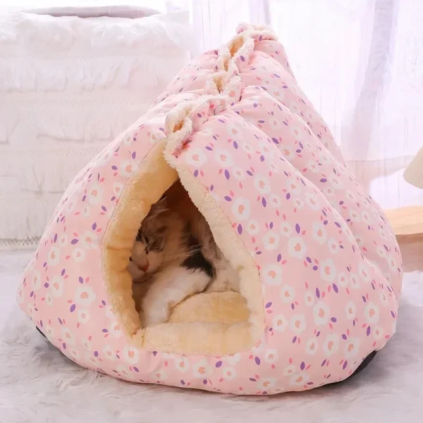 Cats Beds for Winter Goods Accessories Warm House Bed All Houses Dog Mat Basket Pet Products Habitats Puppy Kitten Supplies - Image 2